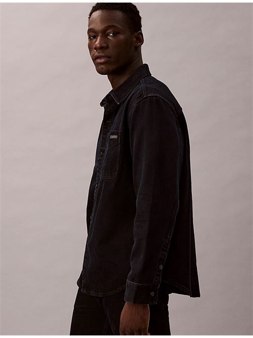 blue black stone 90s overshirt CALVIN KLEIN JEANS | LV04RE714GEF7